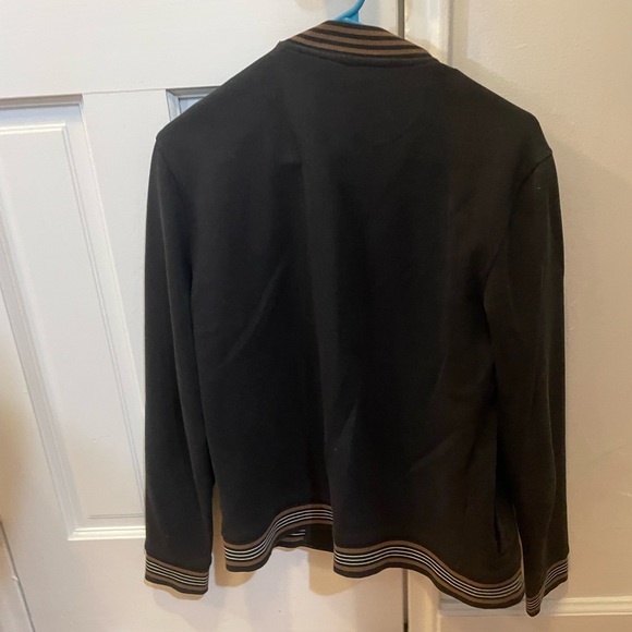 RW & CO Men’s Sweater, Small, Black and Gold - Picture 2 of 4